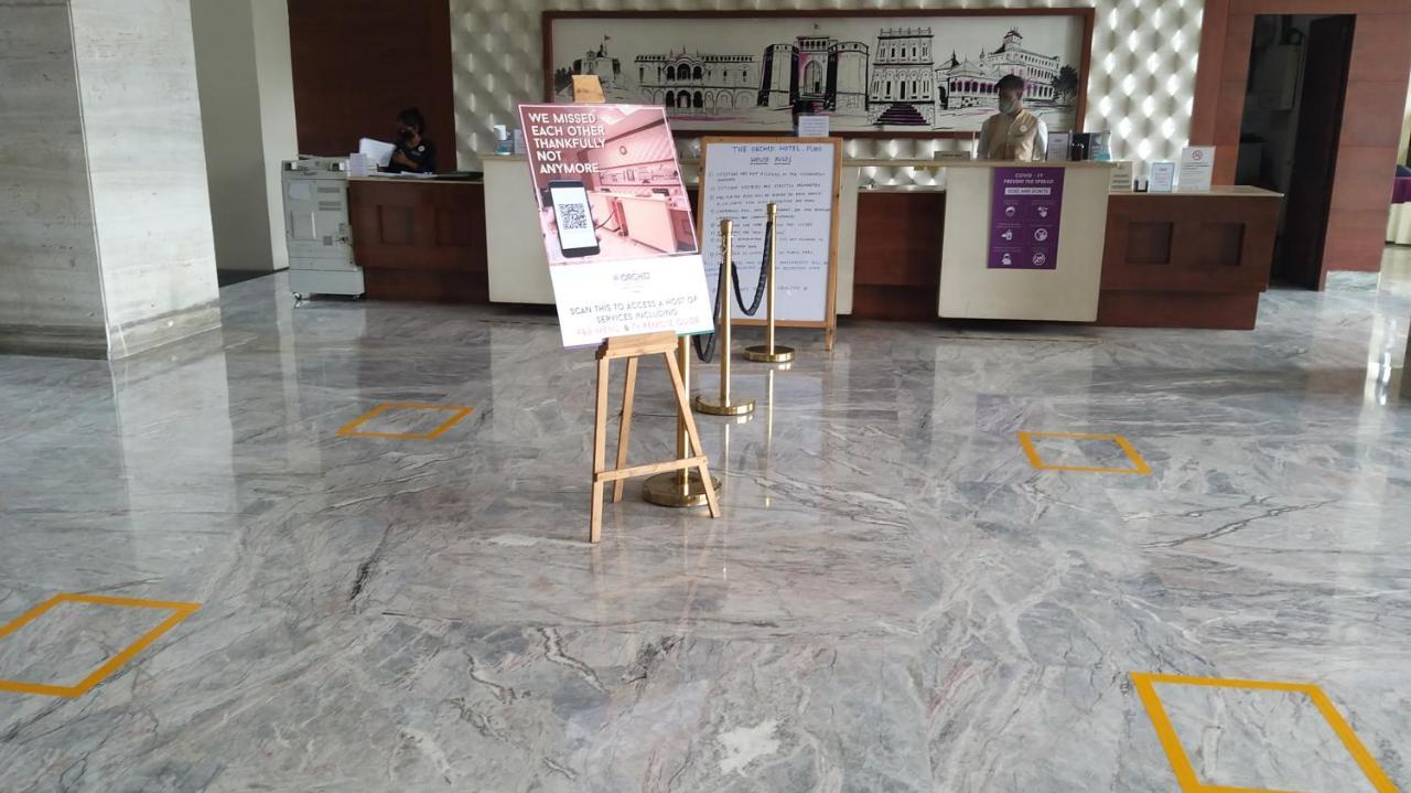The Orchid Hotel Hinjewadi Púna Kültér fotó Floor markings at a hospital in India